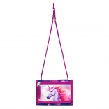 torbica za okoli vratu z motivom samoroga