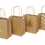 Božična darilna vrečka XS 15x17x8 cm