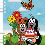 Beležnica A6 s špiralo - Krtek