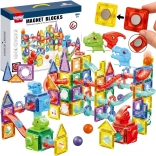 Woopie magnetna sestavljanka 3D – izobraževalna kroglična steza 170 kosov