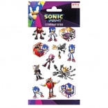 začasne tetovaže SONIC – komplet samolepilnih motivov