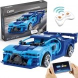 Gradbeni komplet CADA RC dirkalni avto Blue Race Car Dual Mode 325 kosov