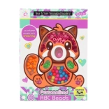 Komplet barvnih plastičnih perlic za otroke