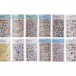 Bleščeče nalepke mix