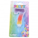 Zabavna svečka številka 7 Zvezde