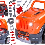 Interaktivni tovorni avto – delavnica za malega mehanika z lučmi in zvoki