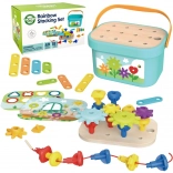 Woopie Green Konstrukcijski Box Motorični Montessori 12v1