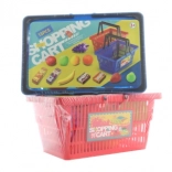 Nakupovalna košara s sadjem in živili