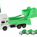 Mestne službe plastičen avtomobilček 12 cm z vzvratnim navijanjem