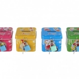 Otroška kovinska hranilnica z ključavnico