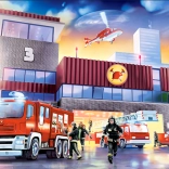 Sestavljanka 70 kosov – gasilska postaja