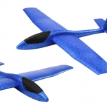 Veliko modro polistirensko jadralno letalo 68 cm