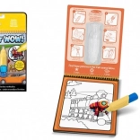 Čarobno Barvanje z Vodo Prevozna Sredstva Pobrisanke