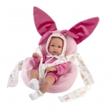 Llorens New Born Punčka – Realistična dojenčkova punčka s celovinilnim telesom 35 cm