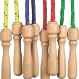 Skakalna vrv z lesenimi ročaji 255 cm GOKI