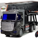 RC vlečna souprava črna 36 cm z LED lučmi