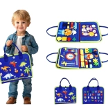 Senzorična busy knjiga Dinozavri 4 – 2Kids Toys