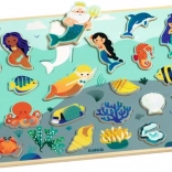 DJECO lesena vstavljanka morski svet