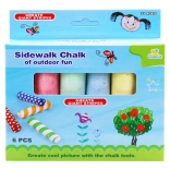 barvne krede v škatlici 6 kos