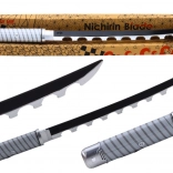 Otroški samurajski meč Nichirin na baterije z zvokom – črn