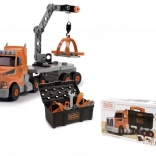 Tovornjak z orodjem in gradbenim žerjavnim kompletom B&D