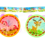 Tamburin z živalicami 13,5 cm