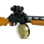 Interaktivna igrača puška AK 868-1 z zvočnimi in svetlobnimi učinki