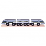 Hitri vlak Eurostar E320 s tračnicami