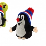 Krtek plišasta igrača s kapo 15 cm