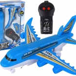 Daljinsko vodeno modro letalo za otroke z LED osvetlitvijo