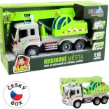 Avto dvigalo na vztrajnik s svetlobo in zvokom