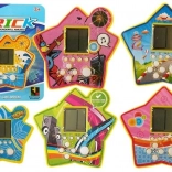 Žepna elektronska igra tetris v obliki zvezde – rumena