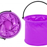 Zložljiva vijolična vedra iz plastike