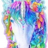 Lesena sestavljanka stilski samorog 150 kosov WOODEN CITY