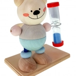 Peščena ura medvedek za čiščenje zob