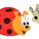 lesena magnetka pikapolonica dodo