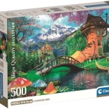 Clementoni puzzle Dom v starem čevlju 500 koščkov