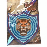 Pena meč in ščit z motivom tigra