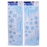 Božične bleščeče okenske nalepke