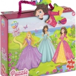 moxy puzzle princese 45 koščkov