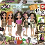 Educa Kreativni set My Model Doll Design: Divje princese