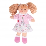 Bigjigs Toys plišasta punčka Poppy 28 cm