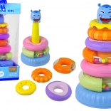 Izobraževalna piramida Barvni obročki