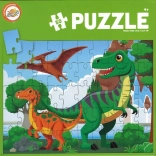 puzzle dinozaver 100 kosov