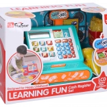 Otroška blagajna s kalkulatorjem in dodatki