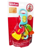 Ropotajoče grizalo ključi s svetlobnimi učinki in zvoki