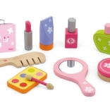 Lesena lepotna set v kovčku za otroke 3+