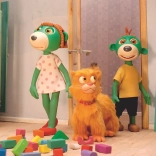 Sestavljanka Treflíci z mucko, 20 kosov