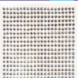 Samolepilni srebrni kamenčki 525 kos