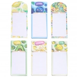 Magnetni beležnici s svinčnikom, mešanica sadnih motivov, 40 listov